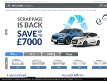 Tablet Screenshot of dsg-hyundai.co.uk